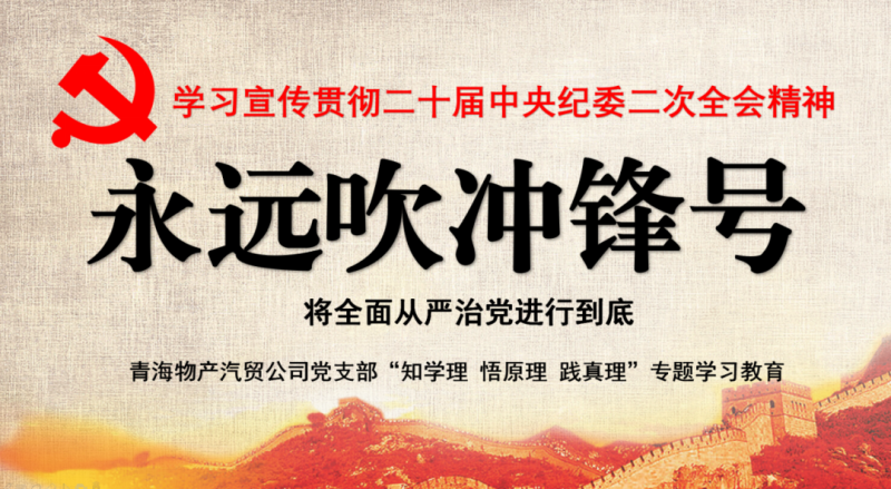 物產(chǎn)汽貿(mào)黨支部舉行“知學理、悟原理、踐真理” ——“永遠吹沖鋒號”篇專題學習